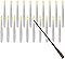Leejec 20pcs Flameless Taper Floating Candles with Magic Wand Remote, Flickering Warm Light, Battery Operated 6.1" LED...