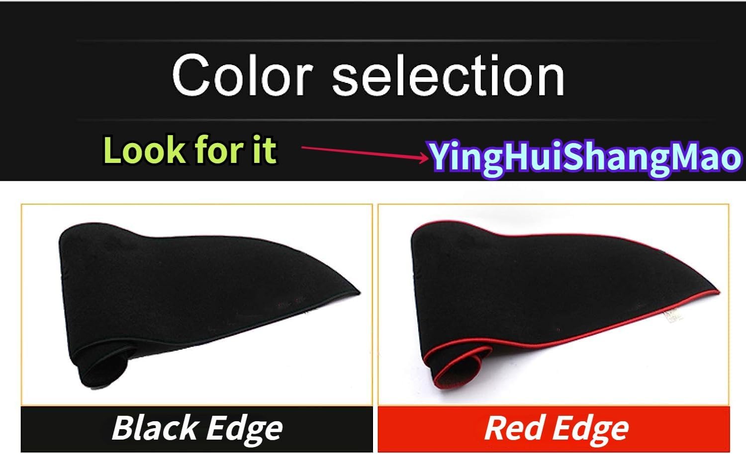 Dashboard Cover Dash Mat,for Hyundai Solaris Accent 2011-2016 2017,Anti-Scratch Dash Cover Dashboard Cover Mat Sun Shade Protect Carpet, Right Hand Drive, Black(Black Edge)