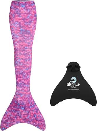Mermaid Planet Women s Deluxe 2-Piece Swimming Mermaid Tail Set with Mermaid Tail, Atlantis Mono Fin, UV Resistant Mermaid Tail | Made in UK. The Christina. Size 8-10