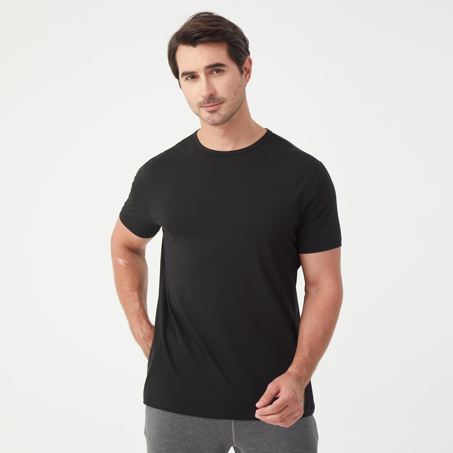 netdraw Men's Ultra-Soft Modal Cotton T-Shirt Casual Basic Short Sleeve Lounge Dressy Tee - Image 5