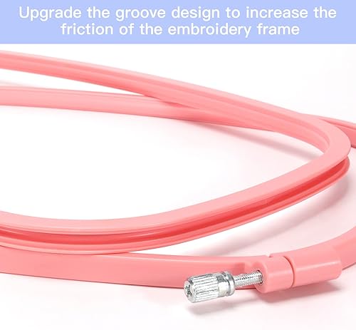 Miniatura 5 de Caydo Juego de 5 aros de plástico ABS para bordar, 5 pulgadas, 6 pulgadas, 10 pulgadas, 12 pulgadas, 15 pulgadas (5 colores)