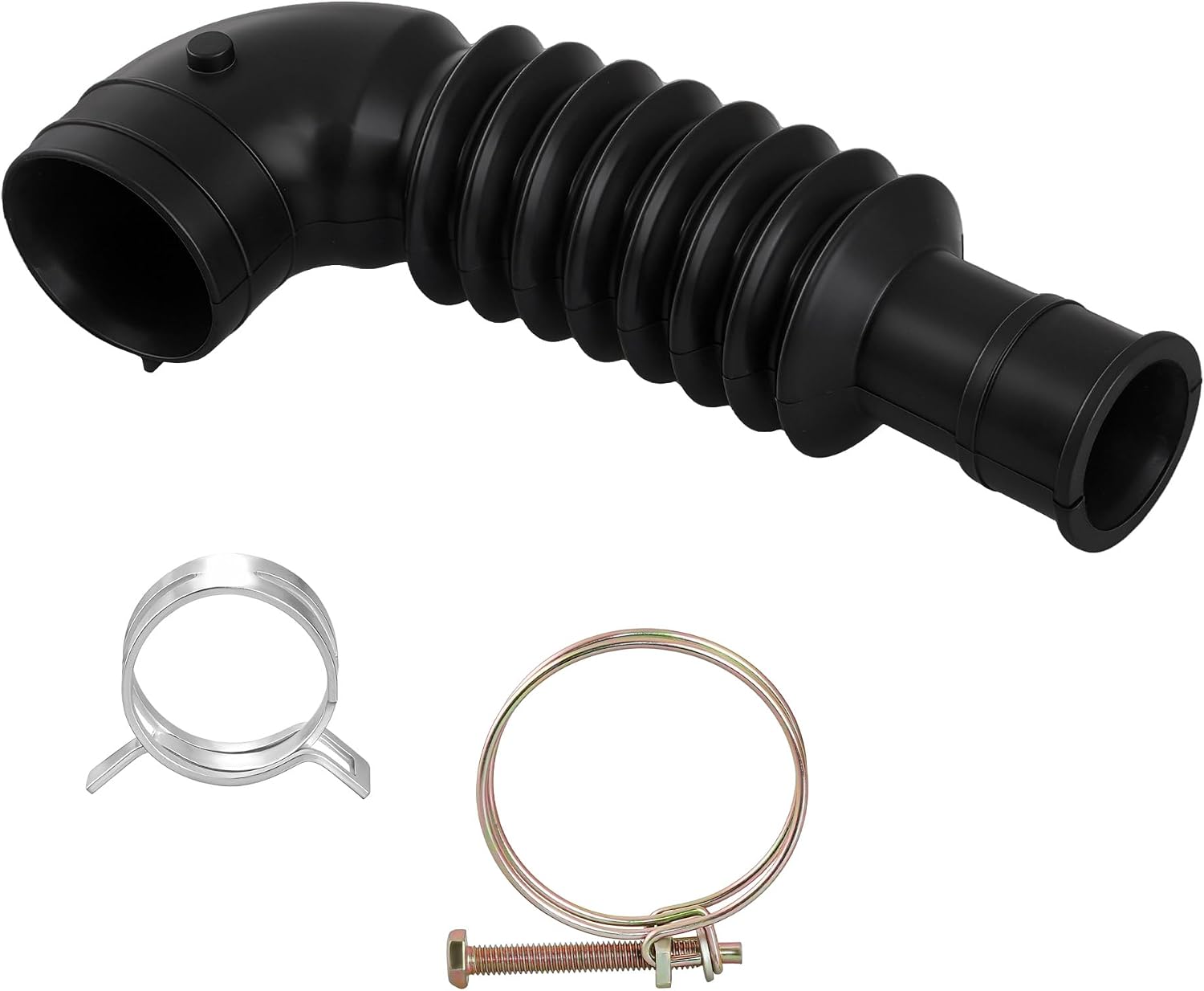 DC97-17345B Washer Drain Hose Compatible with Samsung Washers Replace DC67-00684A, DC97-17345A, DC97-17417A, AP6287099, PS12394402 Heavy Duty Rubber Elbow with Clamp & Bolt