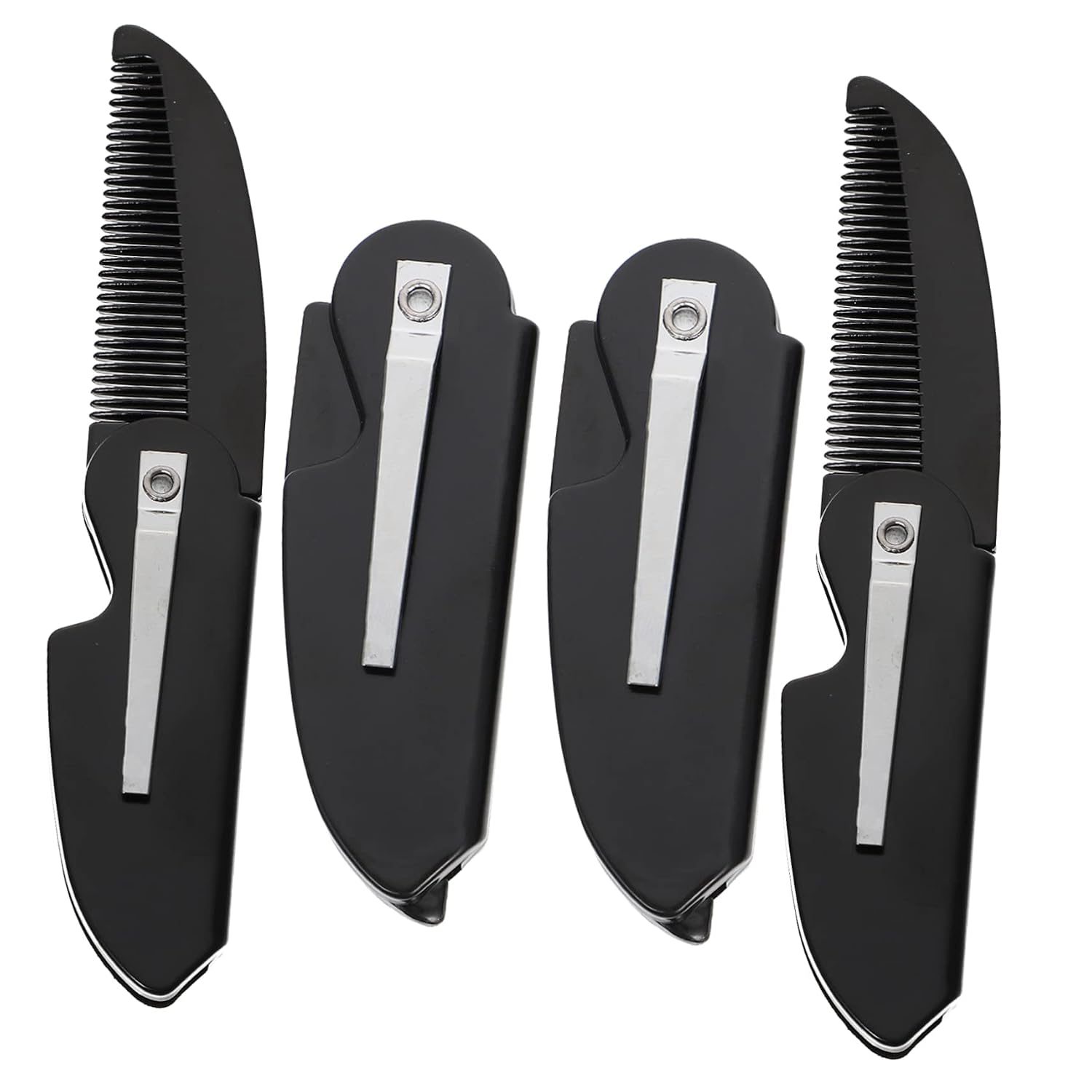 VICASKY Mustache Combs for Men Folding Hair Combs Portable Beard Styling Tool Gentle for Men