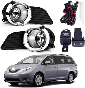 Tiny Force Fog Light Kit with Covers Switch and Wiring