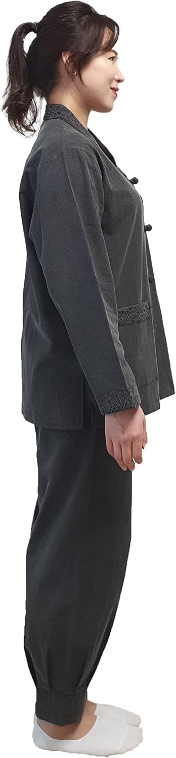 Unisex Hanbok Set, Korea Traditional Clothing, BTS Casual Hanbok for Yoga and Meditation, Temple Clothes