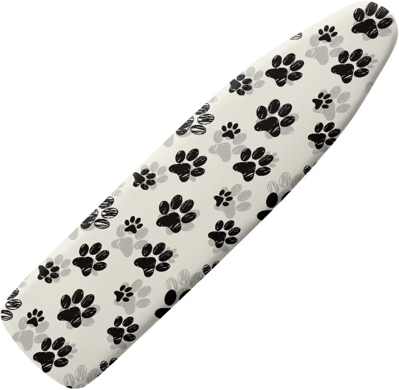 Flashideas Dog Paw Prints Ironing Board Cover and Pad 15 x 54 Heavy Duty Iron Board Covers Standard Size Padding Decorative Covers for Most Iron Boards Ironing Pad Cover