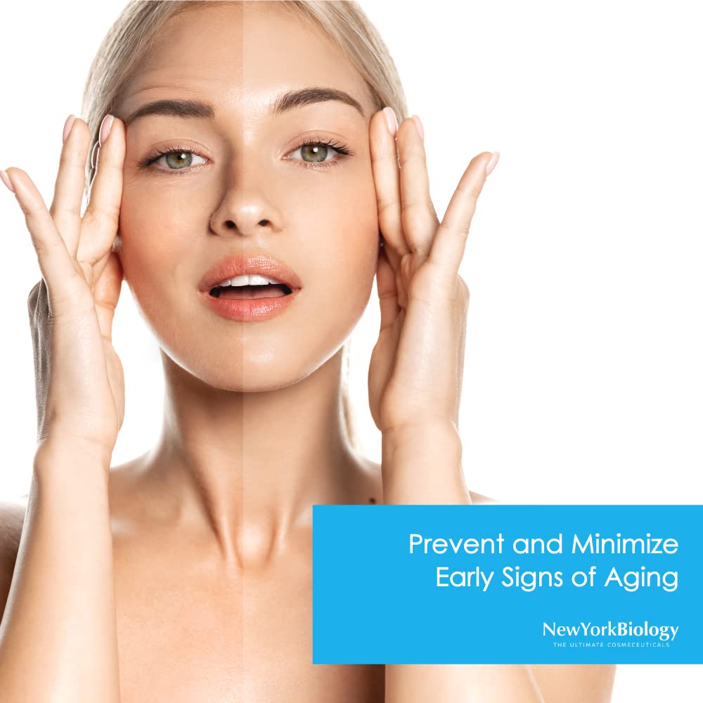 New York Biology Face Wash with Hyaluronic Acid – Acne Face Cleanser - Exfoliating Face Wash Moisturizer – Anti Aging Facial Cleanser Helps Improve Wrinkles and Fine Lines – 8 Fl Oz - Pack of 2 : Beauty & Personal Care