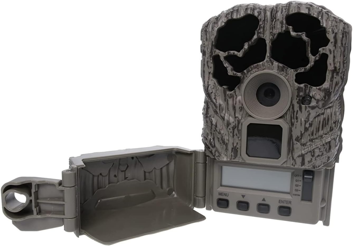 Stealth Cam Browtine 16MP Game Camera open with controls