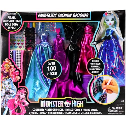Monster High Fashion Designer Set DIY Doll...