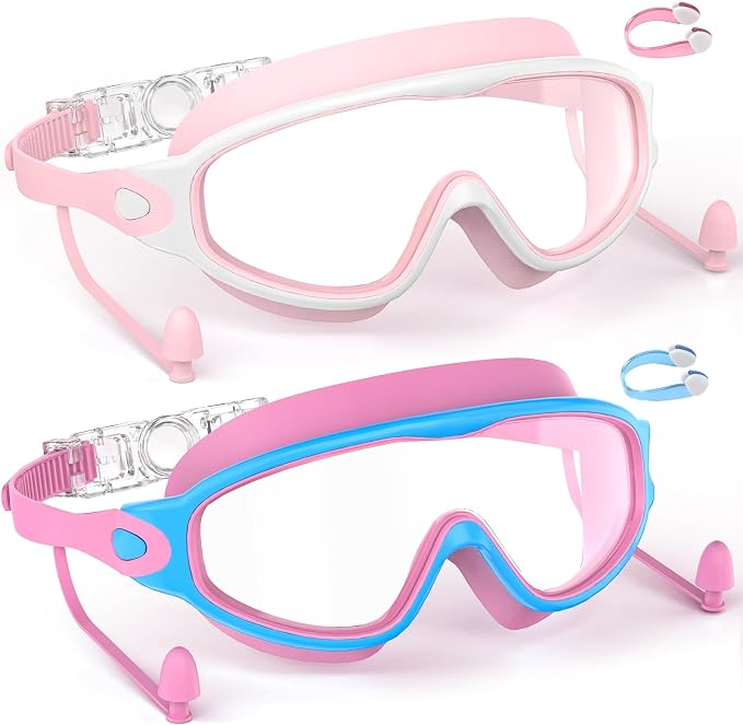 Yidoroye Yidoroye Lot de 2 Lunettes Grand Champ 180° avec Bouchons et Pince-Nez