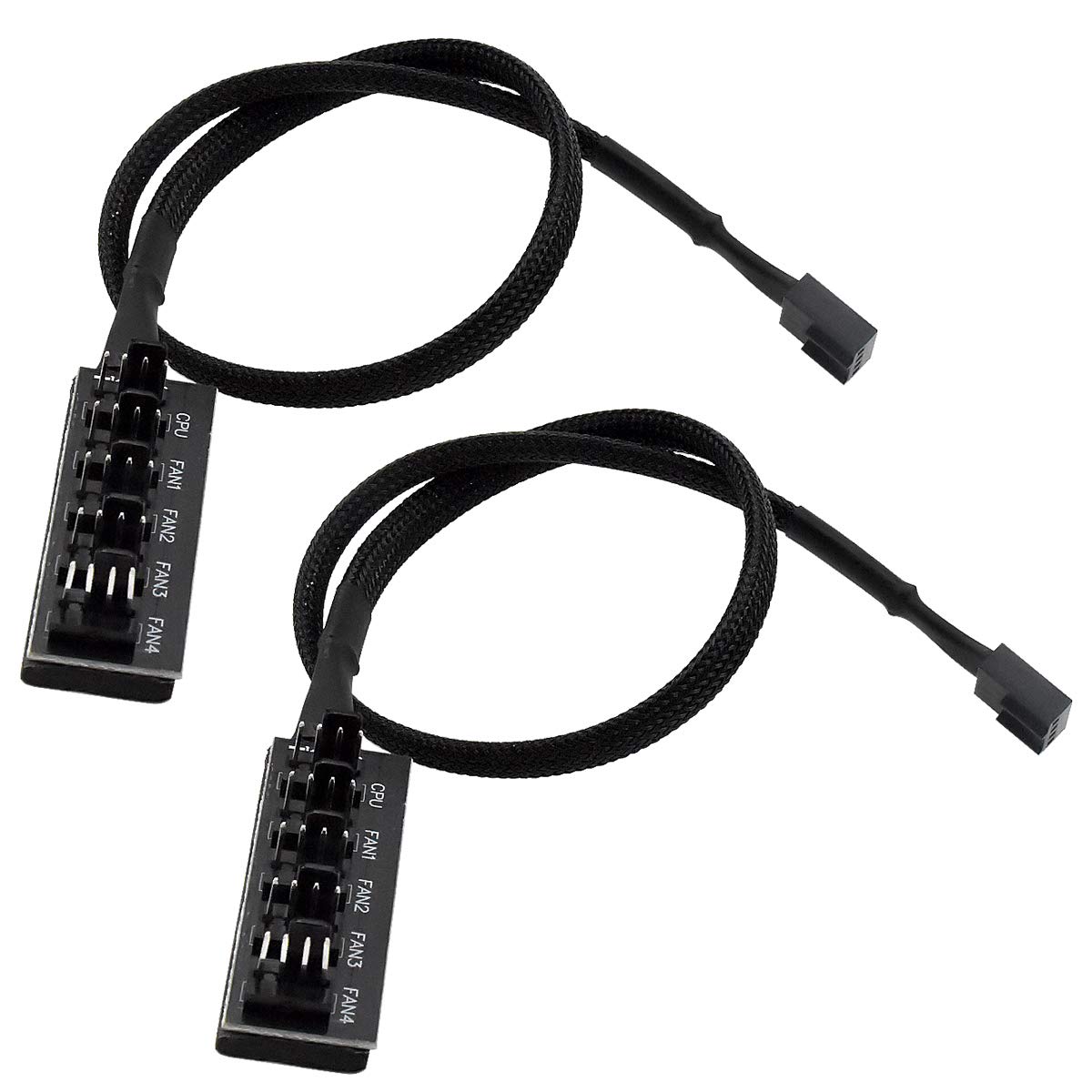 4Pin PWM Fan Power Supply Cable 1 to 5 Splitter 5 Way PC Case Internal