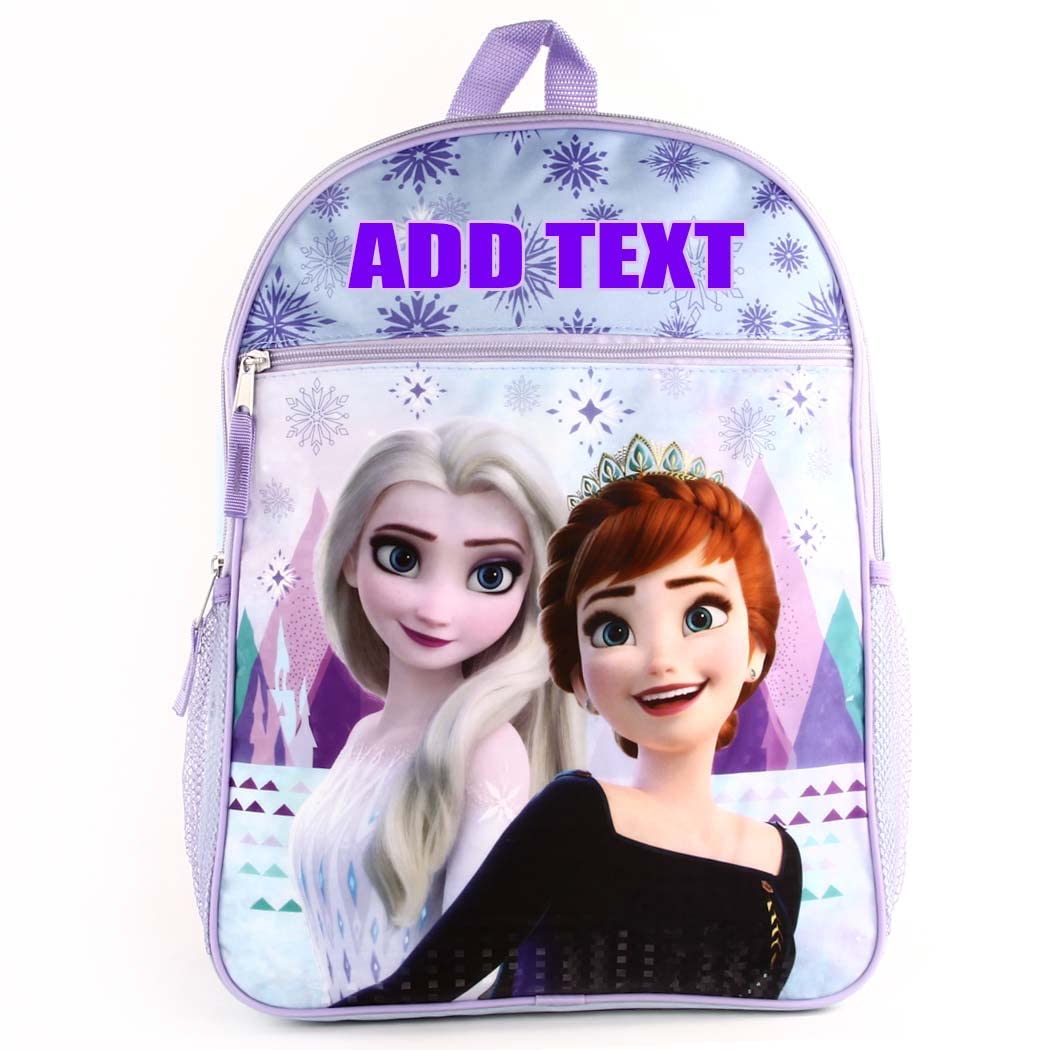 Personalized 16 Inch License School Backpack - Disney Frozen