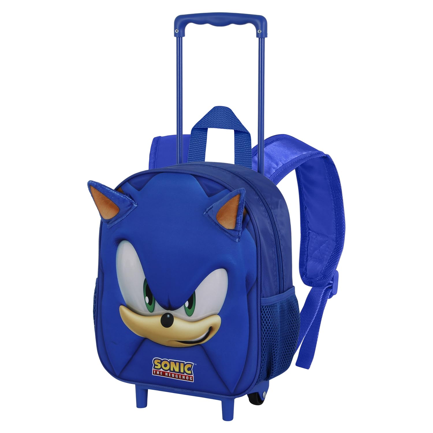 Sonic The Hedgehog - Sega Mochila 3d Con Ruedas Pequeña Sonic The Hedgehog - SEGA Mochila 3D con Ruedas Pequeña Unisex niños (Pack de 1)