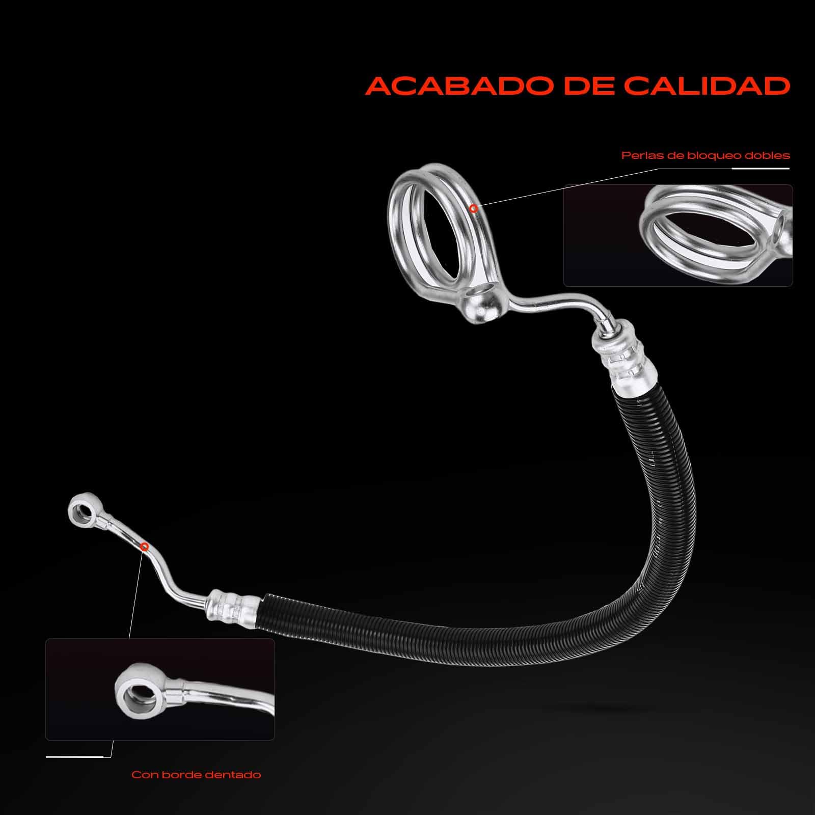 Frankberg Manguera de dirección asistida Compatible con A4 Avant 8E5 1.9L 2001-2004 A4 8E2 1.9L 2000-2004 Replace# 58493, 8E1422893AL