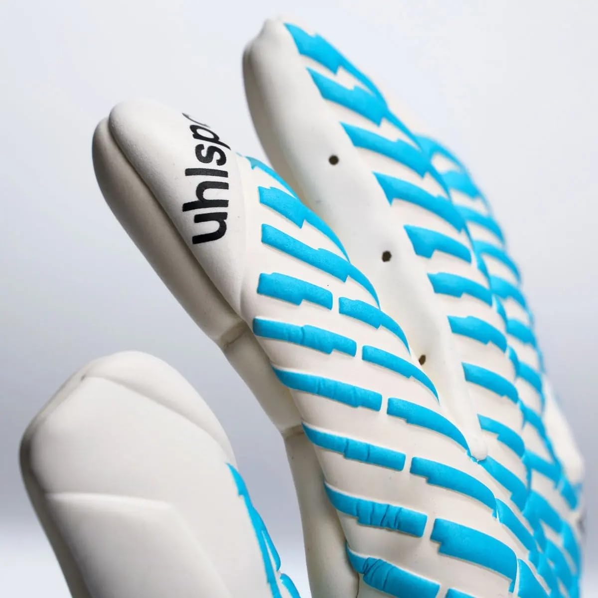 uhlsport | Cybertec Absolutgrip HN 2025 | Goalkeeper Gloves | White/Cyber Blue/Black - Image 3