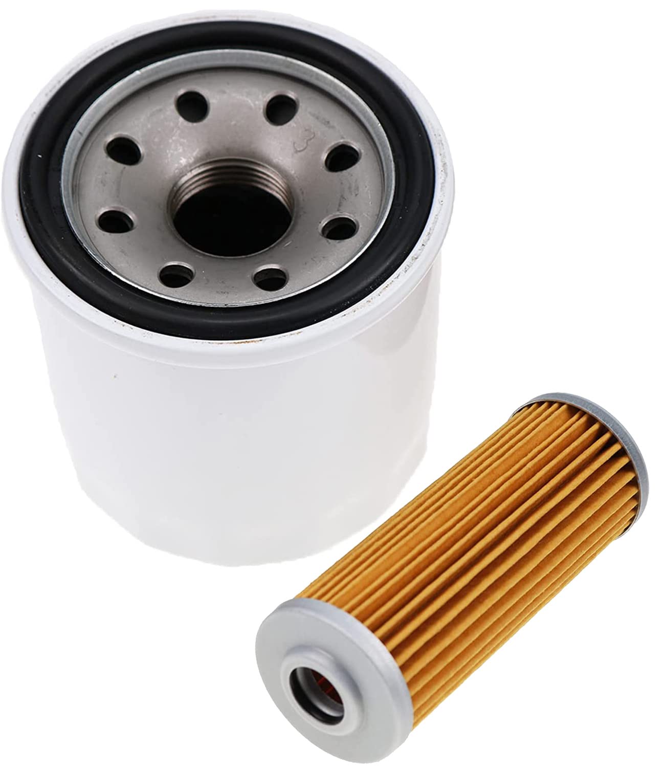 LSSOCHFuel and Oil Filter Kit MIU804763 M801101 M806418 Compatible with John Deere 1023E 1025R 1026R 2305 2320 755 855 HPX Gator 1435 355D 430 F935 F912 F925 GX355 1420 X495 X744 X595 X740 X748