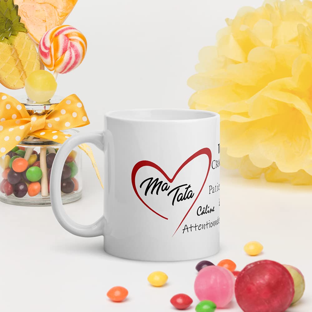 Kalféa Mug Tata D'amour Je T'aime Tasse Tante Haute Qualité
