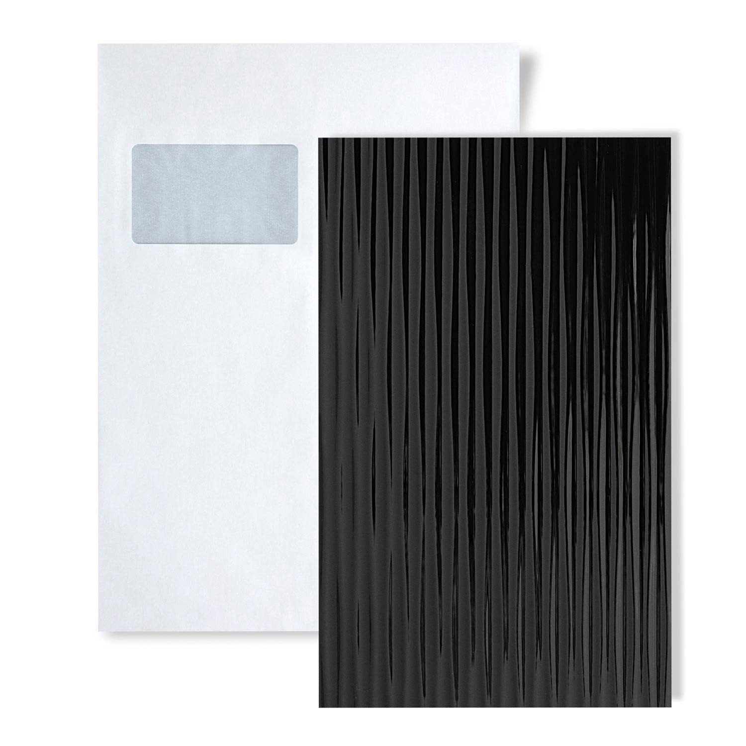 Wallface 1 SAMPLE PIECE S-23665 A5 | Wall panel SAMPLE MOTION TWO MAGIC Black
