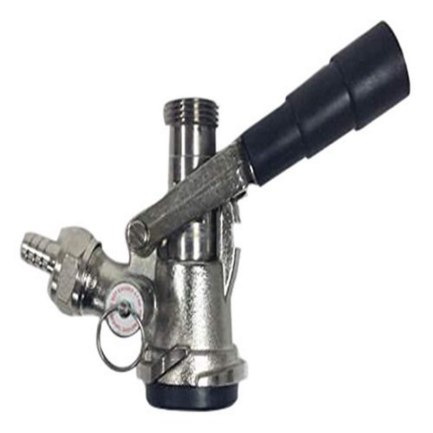 QuickFit D (Standard American Coupler) Sankey Beer Keg Tap, Silver