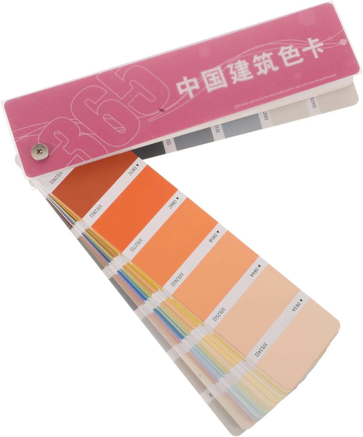 VALICLUD Paint Sample Cards Bulk 365 Color Standard Paint Color Card for Building Coating DIY Crafts Cardstock Paper for Home Design and Wall Painting Projects