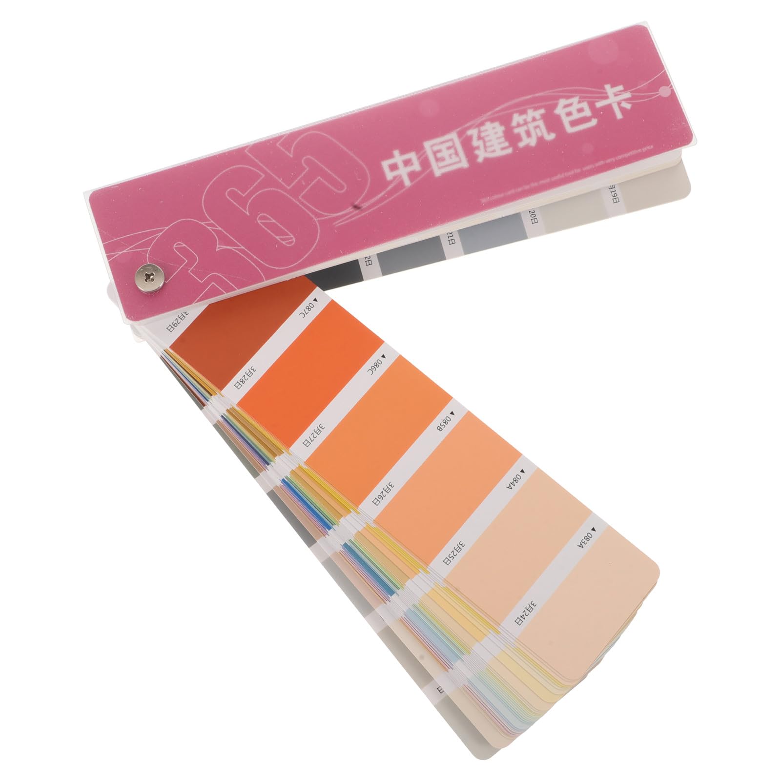 Cartes d'échantillon de couleur de peinture SHINEOFI 365 teintes en plastique