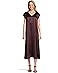 Eileen Fisher Textured Satin V-neck Dress - Main View