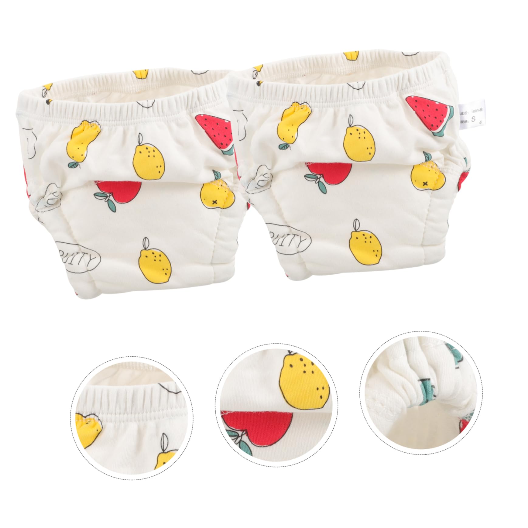 GALPADA 6 Piezas De Entrenamiento Para Bebés Pañal De Algodón Para Recién Nacido Pañal De Bebe De Agua Reutilizable es Lavables Para Bebés Niño Unisex Algodón