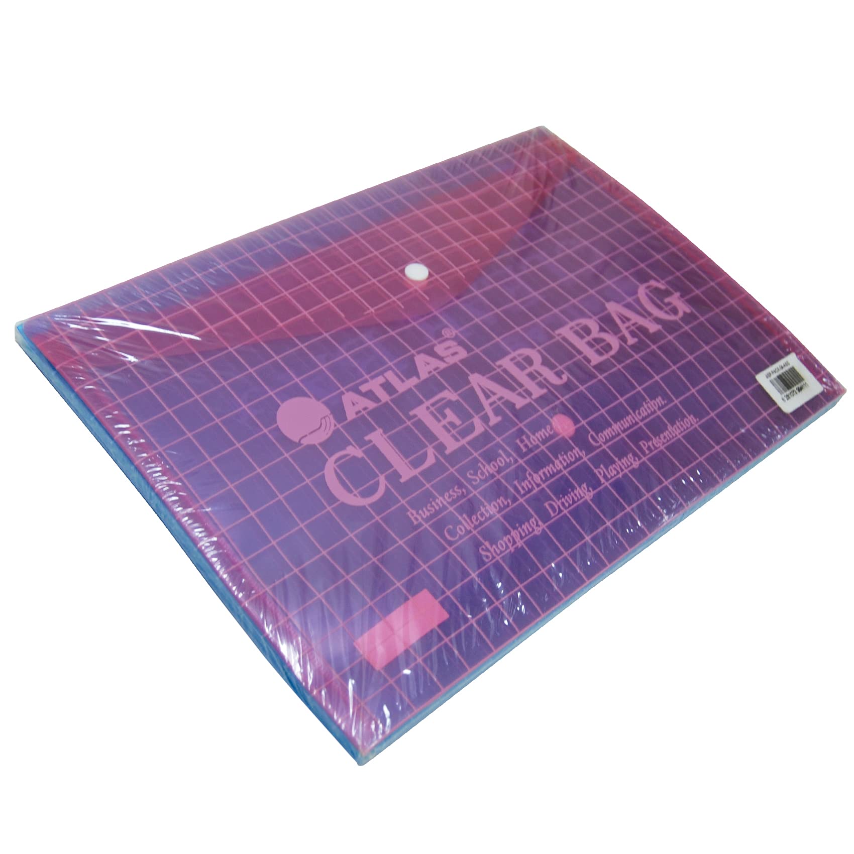 AtlasAtlas My Clear Bag 6Pc Asst.Colr