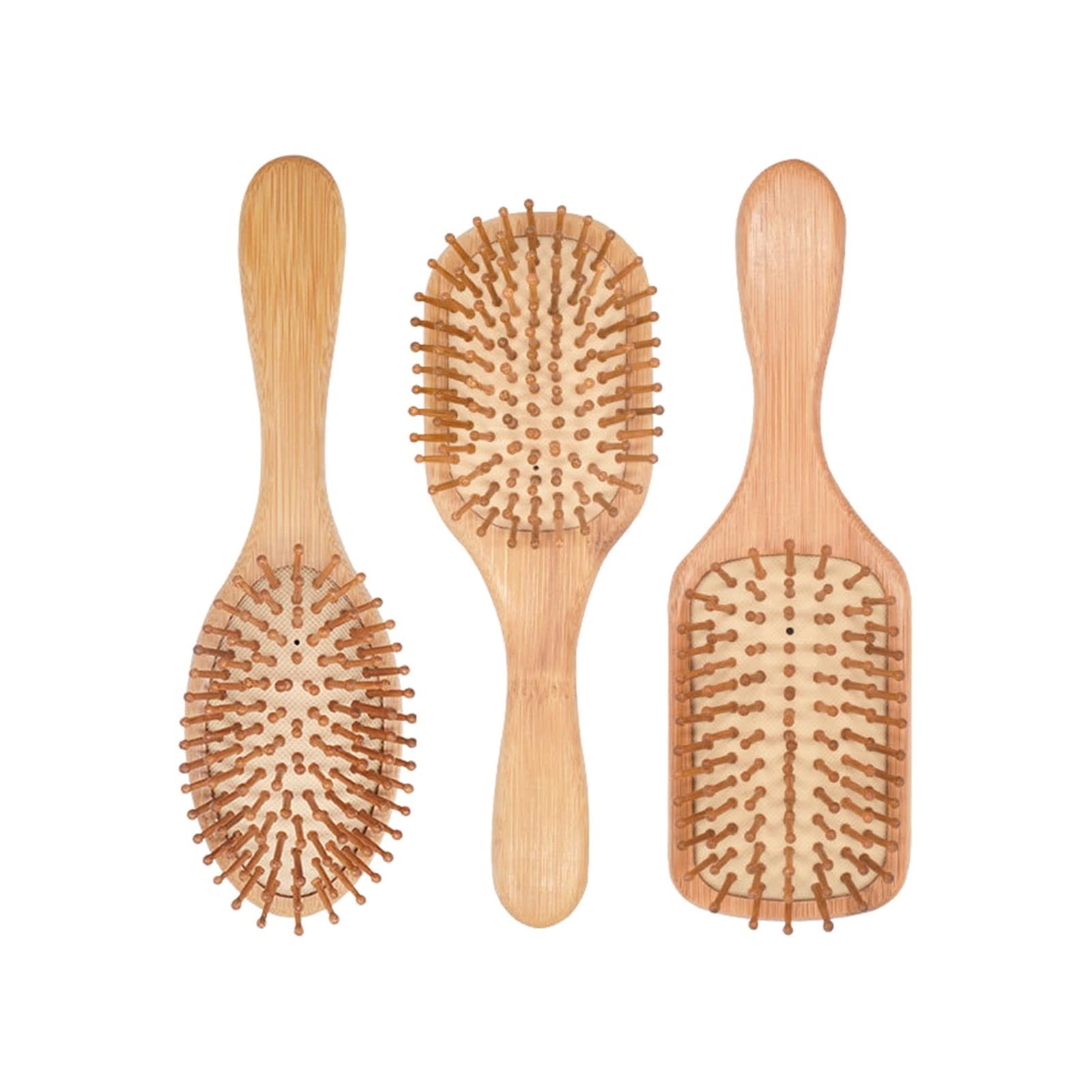 Kissenkamm Haar Kopfhaut Holzkamm Home Curling for Lange Haare (Color : C)
