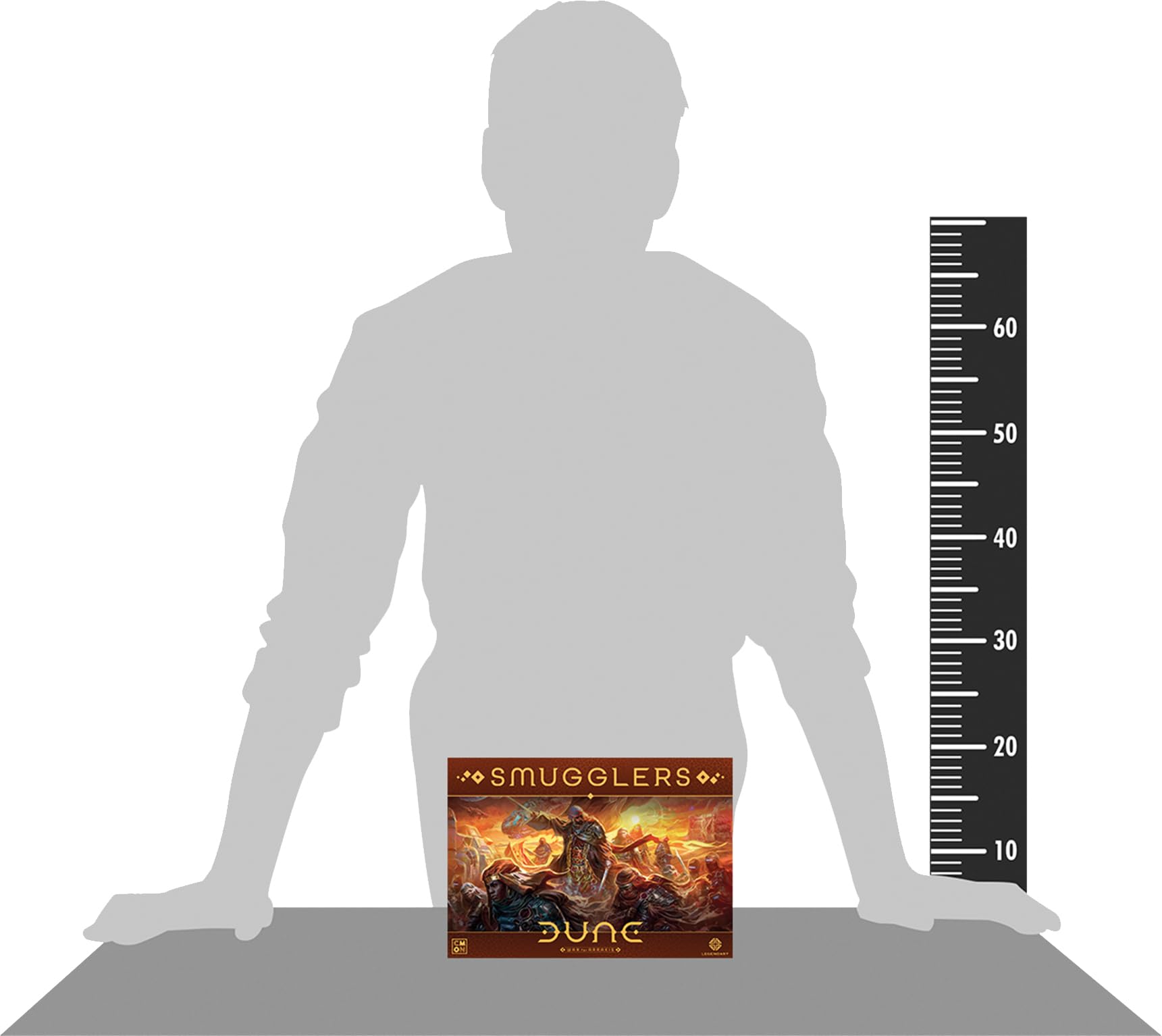 Asmodee - Düne: Schmuggler – Cmon – Gesellschaftsspiele – Erweiterung Strategiespiel Expert – neutrale Fraktion zum Kontrollieren – Figuren – 14+ – 2 bis 4 Spieler – 120 Minuten – französische Version