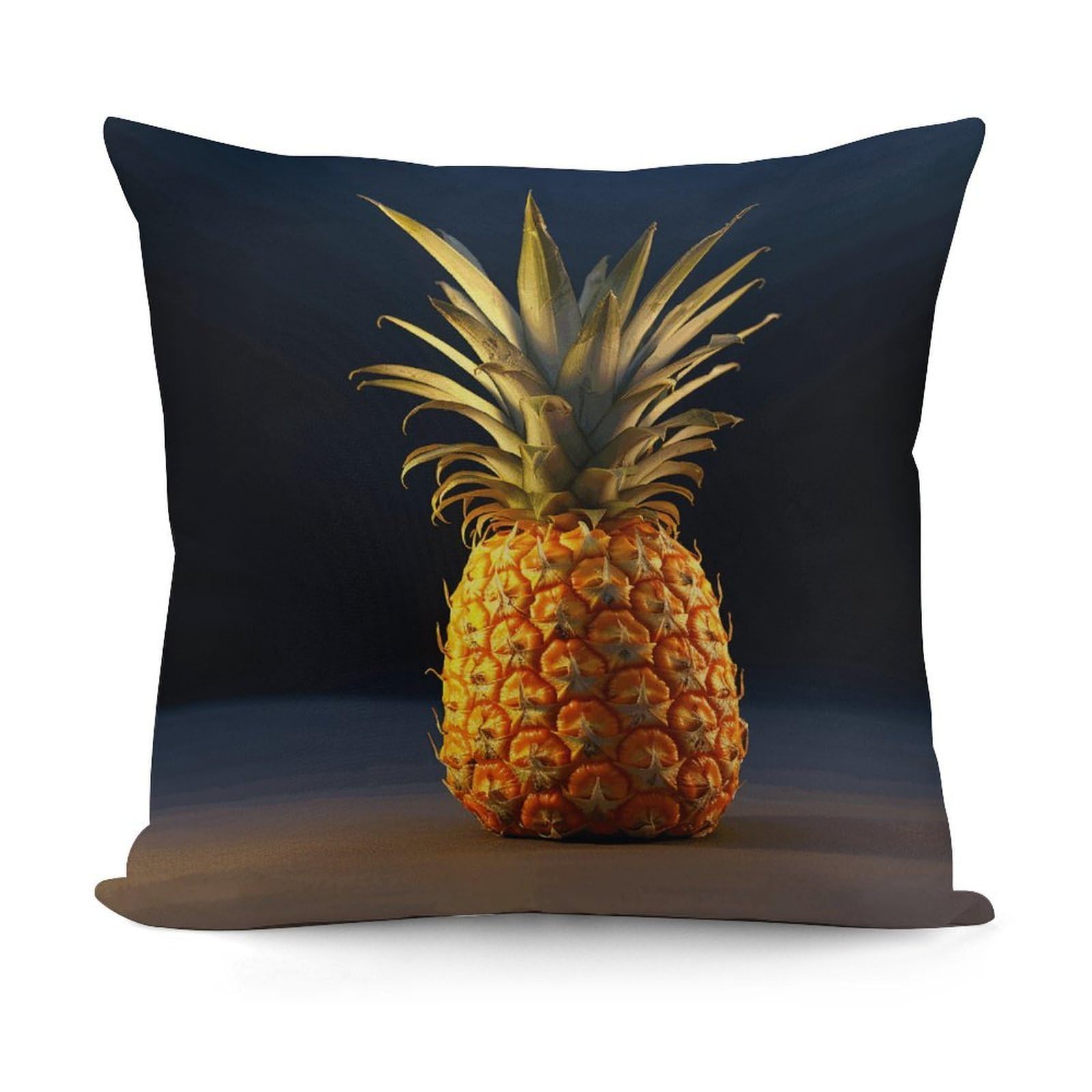 JTREHY Pineapple Fruit Pillow Covers Decorative Throw Pillow Covers Soft Decor Couch Cushion Case Modern Square Pillow Cases Summer Pillow Cover for Sofa Living Room 18x18 in