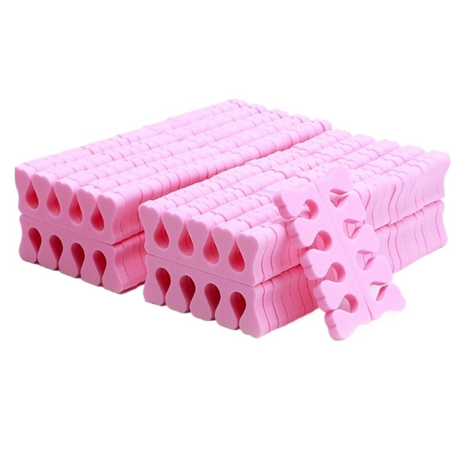 100/200/500 sztuk Beżowa Gąbka Separatory Palców U Stóp Lakier Do Paznokci Manicure Pedicure Narzędzie Do Zdobienia Paznokci Pielęgnacja Stóp(500pcs beige)