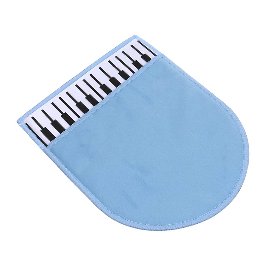NUOYAQI Instrument Cleaning Cloth Piano Cleaning Glove Microfiber Soft Cleaning Cloth Musical Instrument Accessory, 18.7*15cm