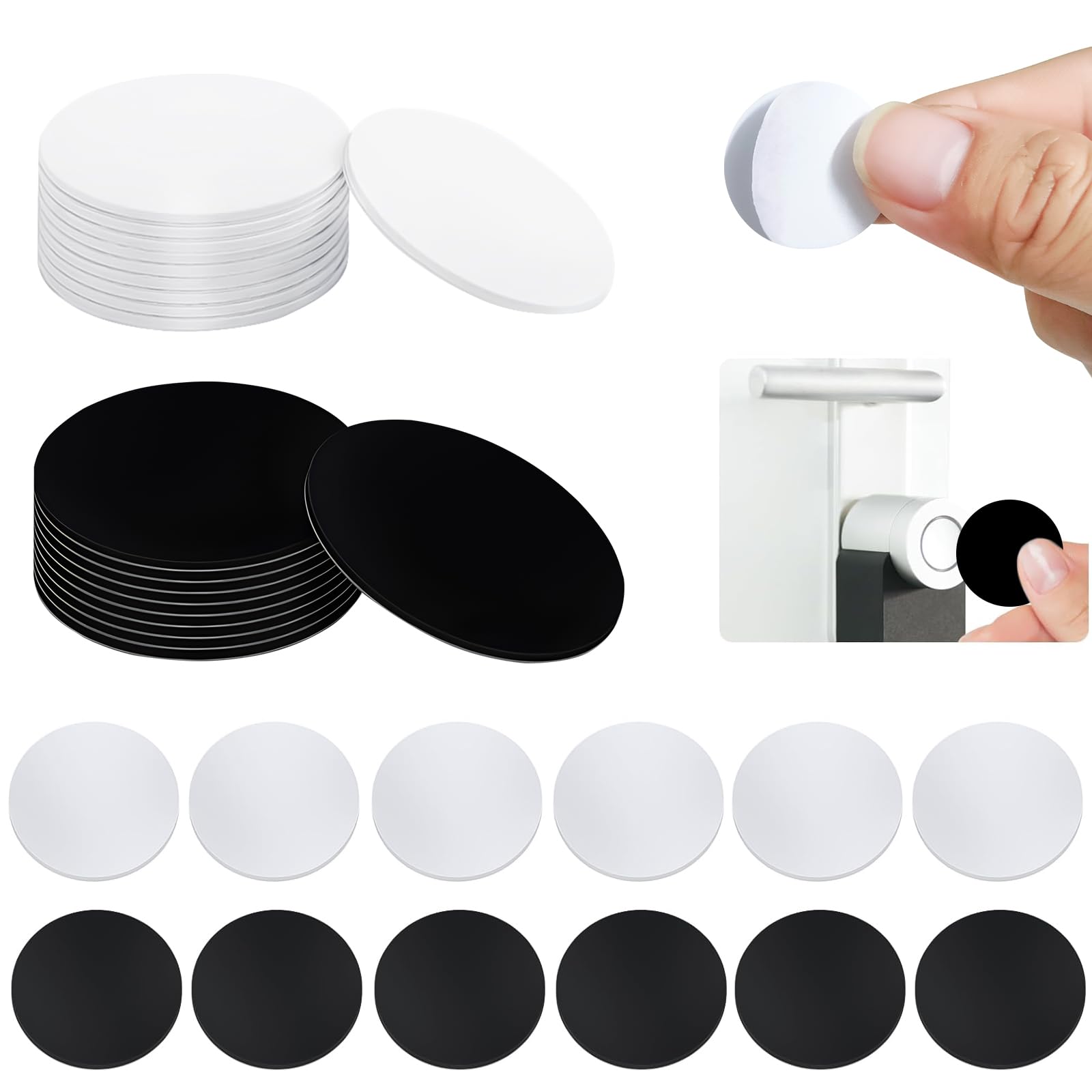 Nfc Tag 25 Stuks Ntag215 Chip Nfc Tags Programmeerbare Stickers, Herbeschrijfbare Kaarten, 504 Byte-Geheugen, Retrostickers, Rond, 25 Mm, Compatibel Met Alle Smartphones Met Nfc-Technologie