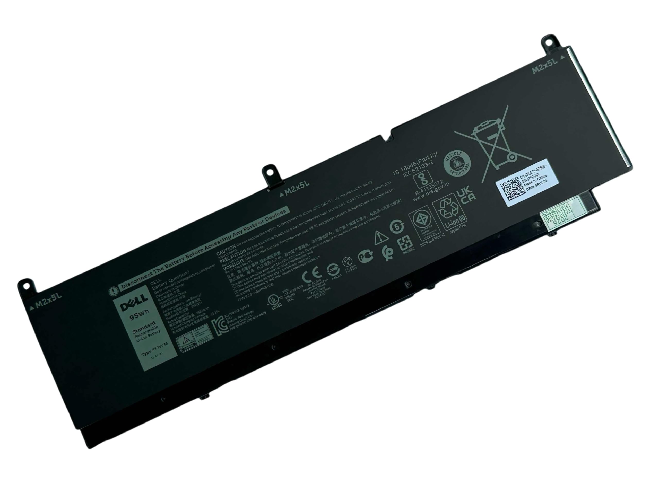 高性能 /バッテリー超優良/DELLPrecision 7550/RTX3000 Amazon.com: DELL PKWVM 11.4V 95Wh 6-Cell Notebook Battery For Dell