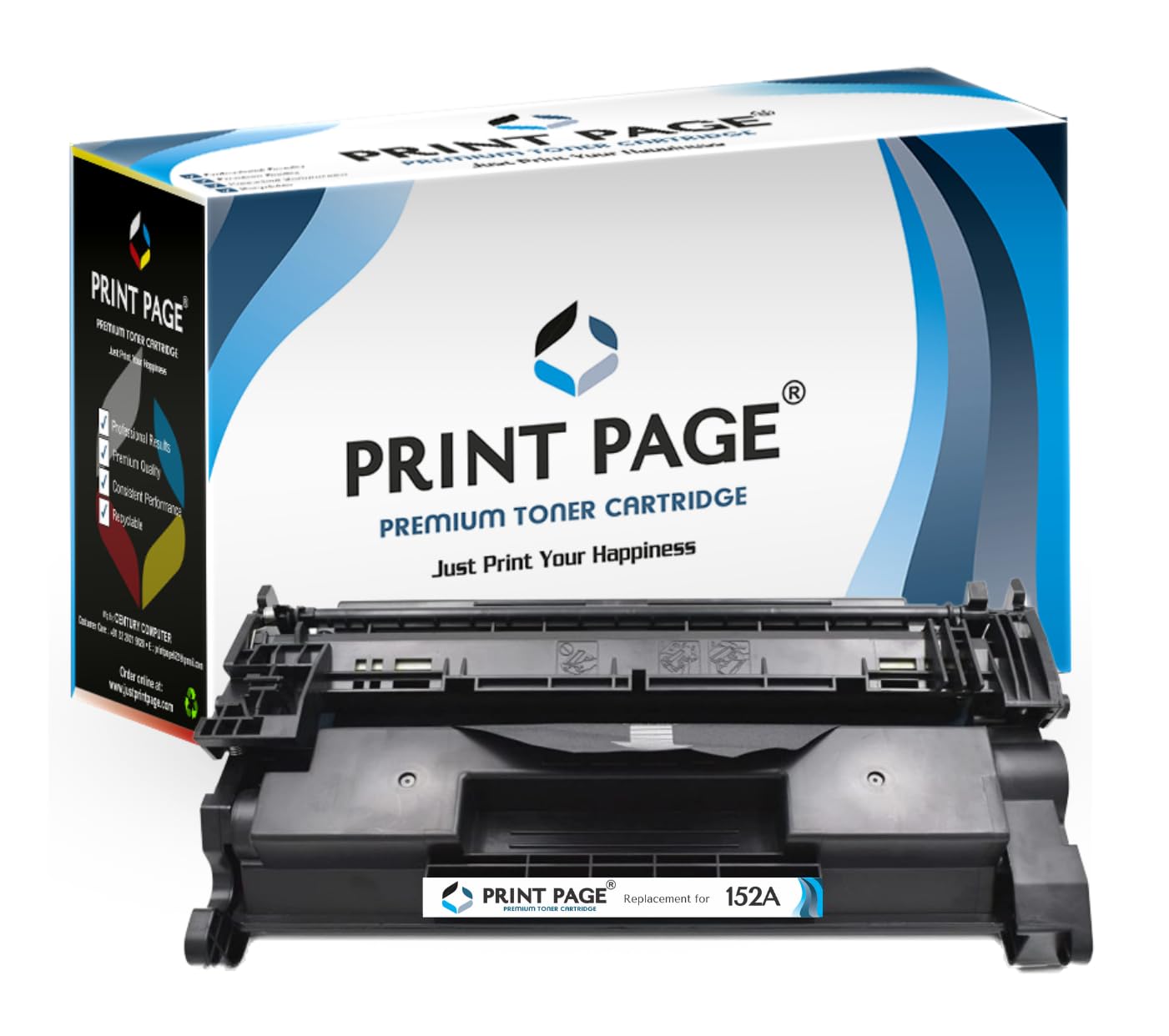 152A Toner Cartridge Compatible for W1520A for LJ Pro Printers 4004d, 4004dn, 4004dw, MFP 4104dw, 4104fdn, MFP 4104fdw (152A - 1 pcs)