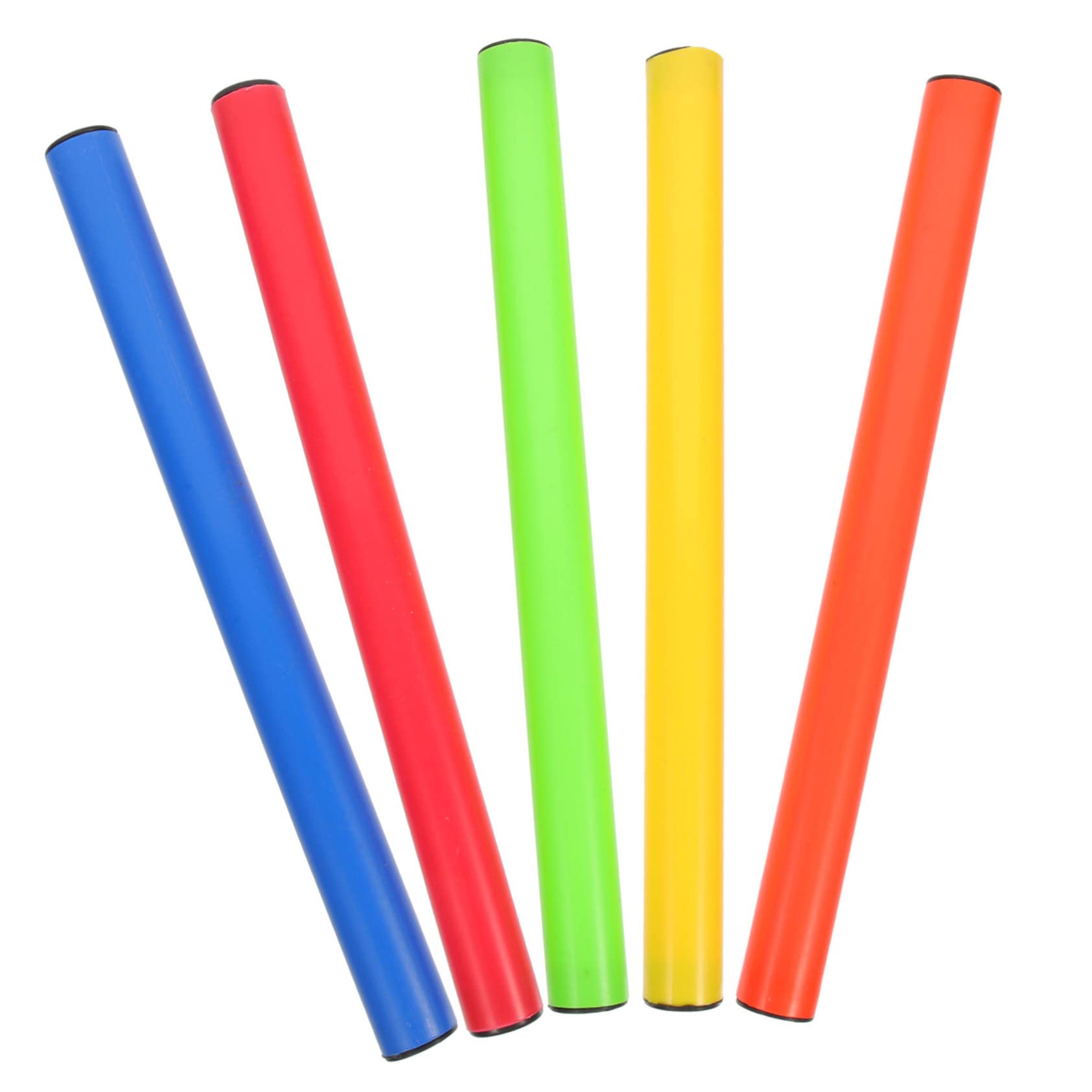 BESPORTBLE 10pcs Reusable Relay Sticks for School Competitions Lightweight and Running Tools for Track Events Comfortable Grip for All Ages Bright Colors