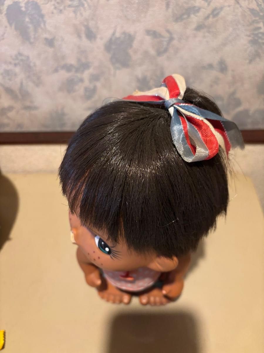 Amazon | レトロIKB ソフビ 日本製 ポッポちゃん 黒ギャルソフビ