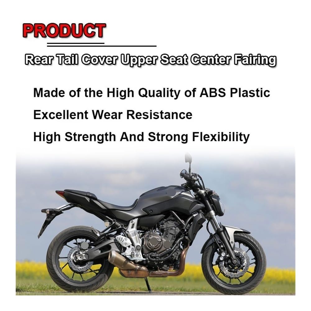 Carénage Arrière Pour Pour MT-07 FZ-07 MT07 FZ07 MT 07 2014-2017 Accessoires De Moto Garniture Couvercle Arrière Carénage Central Siège Supérieur