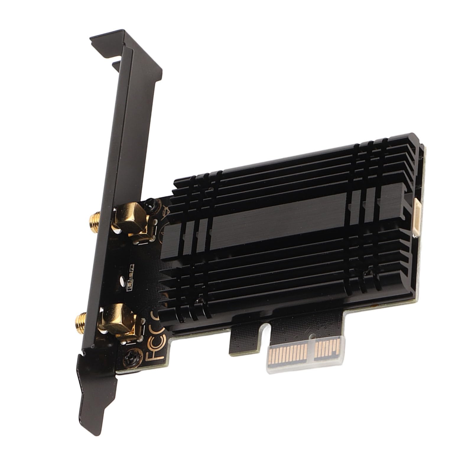 Scheda WiFi Pcie WiFi 6e AX210, Adattatore di Rete Wireless BT 5.3 6Ghz 5.8Ghz 2.4Ghz con Dissipatore di Calore 2 Antenna, Schede LAN Wireless per PC Desktop Windows 10/11