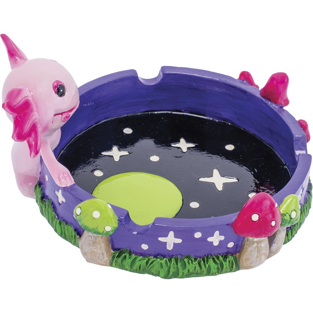 Amazon.com: Fujima 5in Pink Axolotl Star & Mushroom Ashtray : Home
