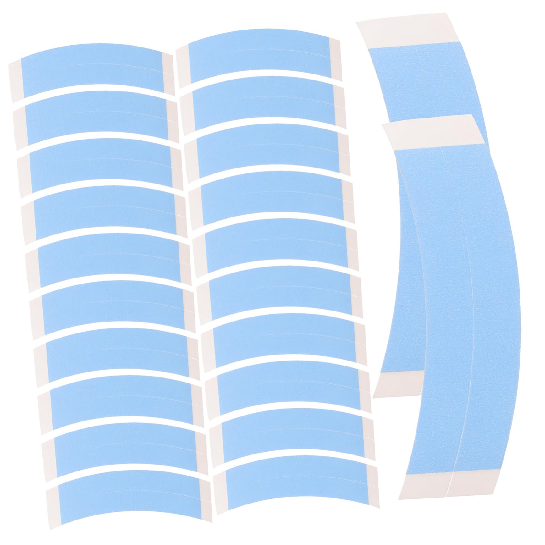 SHERCHPRY Cinta De Doble Cara Double Sided Tape Waterproof Tape Cinta De Tupé De Encaje Pelucas Cintas De Encaje Cinta Frontal De Encaje Peluca Adhesivo Pegamento Blue 36 Piezas X 4
