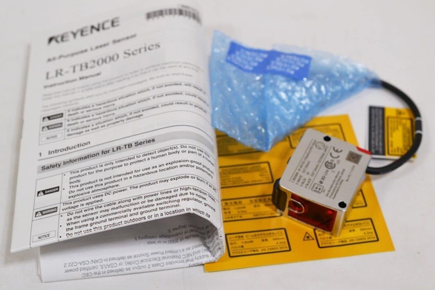 KEYENCE LR-TB2000C Laser Distance Sensor 2m New