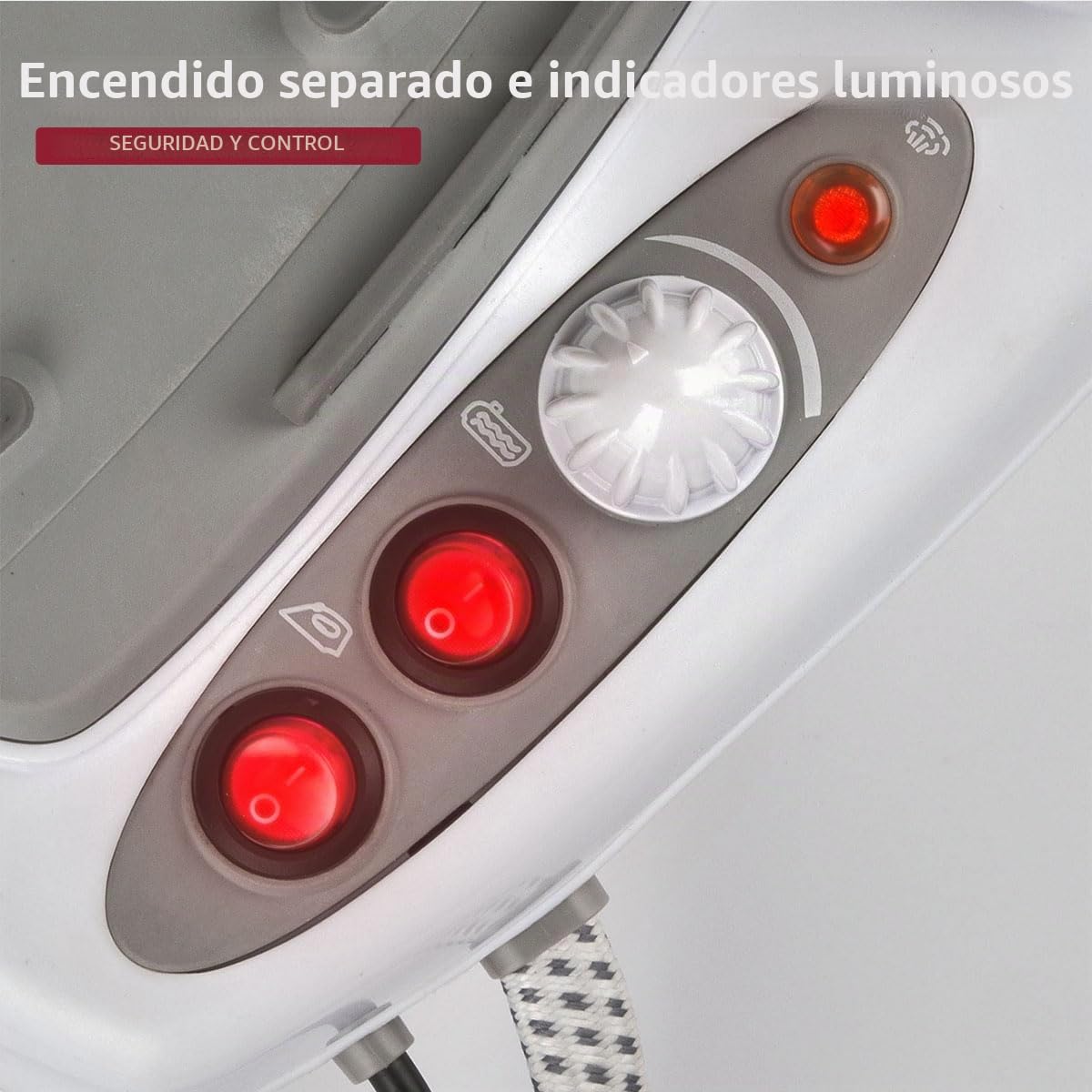 Girmi ST03 Centro de planchado con Caldera, 3 bares de presión, Tapón de Seguridad, Golpe de vapor 40-50g/minuto, 2000W