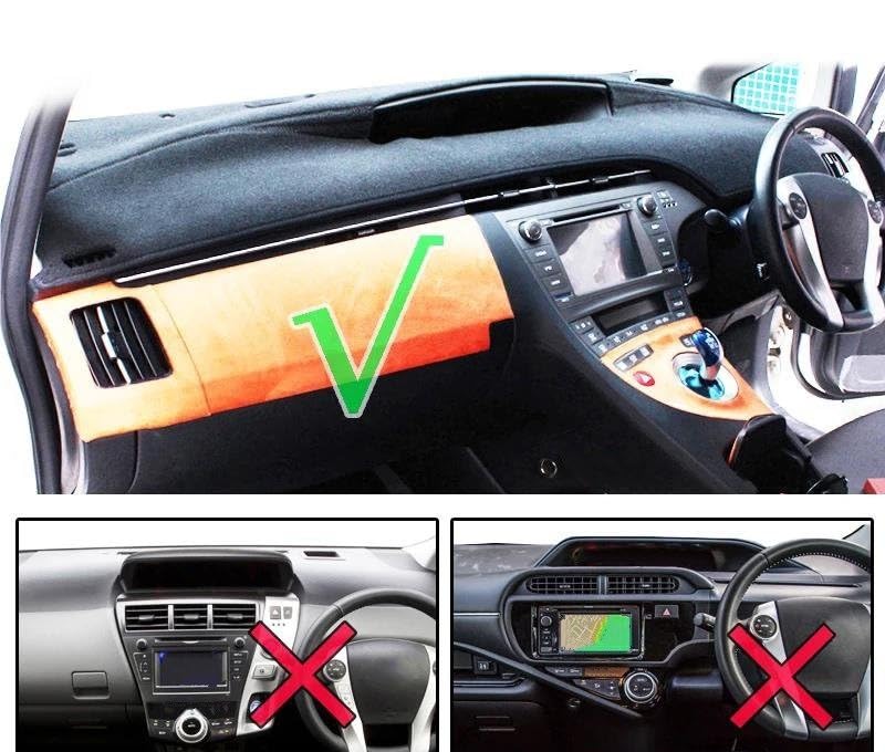 Cubierta parasol para salpicadero de coche Toyota Prius XW30 4