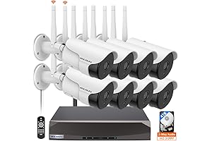 Sleek Wireless Outdoor Security Camera System: Enhanced Clarity and Communication