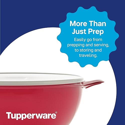 Miniatura 5 de Tupperware Brand Thatsa - Cuenco grande de preparación y almacenamiento, 7.8 L (32 tazas), apto para lavavajillas y sin BPA, hermético, a prueba de