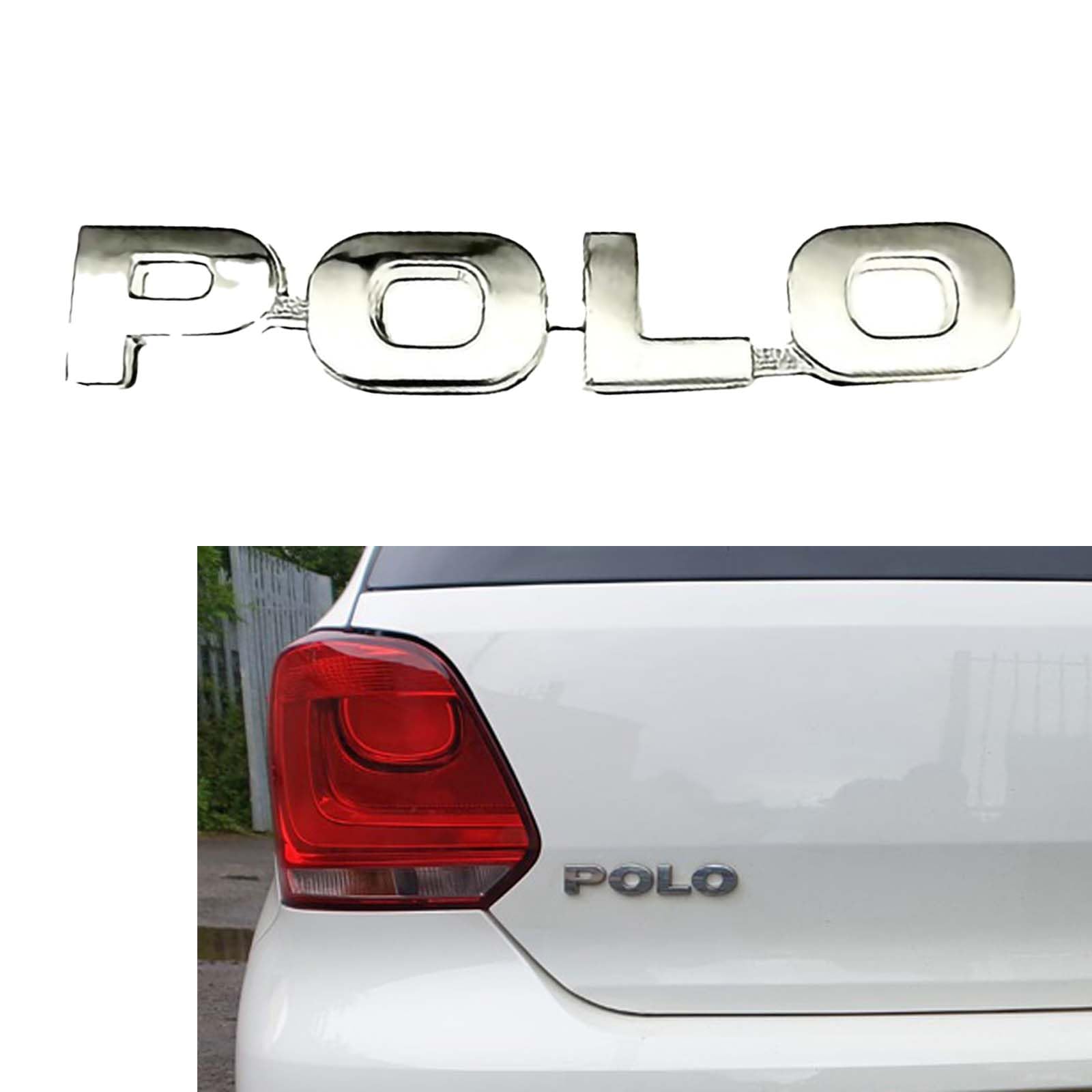 Abs Plastic Chrome/Finish/Plated Polo Sign/Logo/Badge/Decals