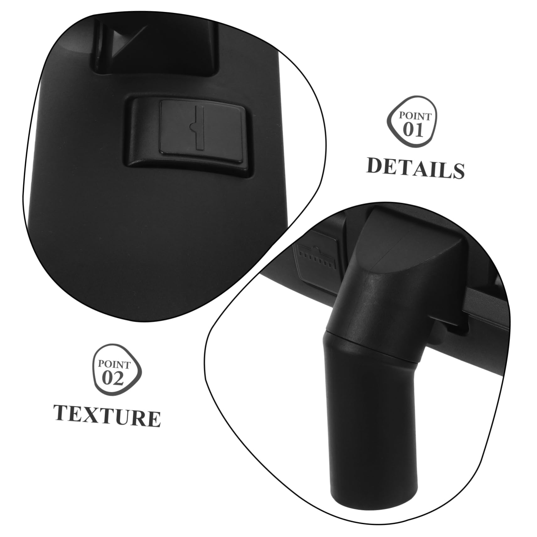 IMIKEYA 4stücke Vacuum Cleaner Brush Head Innenmaß Multifunktions-zubehör Für Teppiche Und Böden Einfache Installation Langlebiges Material Für Haushaltsreinigung