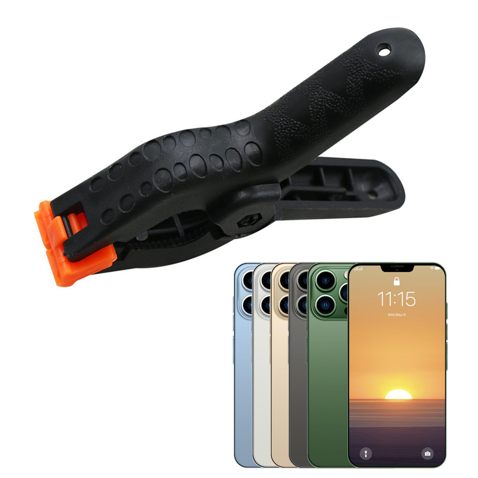 BOGEEL Clips Tablet Glued LCD Screen Fastening Clamp Fastening Tools for Phone Repair 5 Pair,ABS